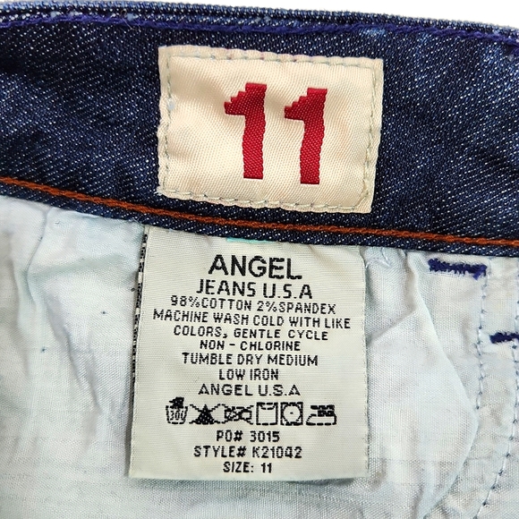 Angel Premium Dark Wash Jeans (11 Junior) - Picture 9 of 10